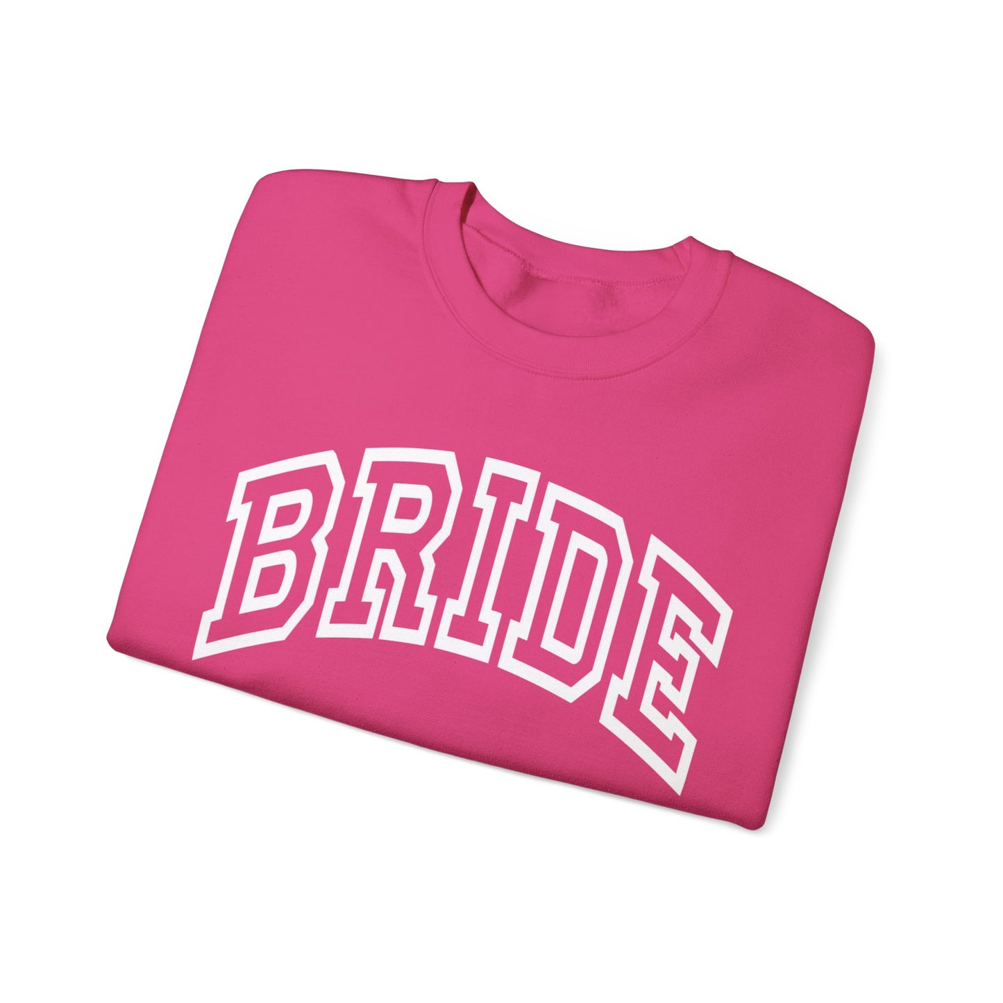 Bridal Bliss: Cozy 'BRIDE' Signature Sweatshirt for the Chic Bride-to-Be